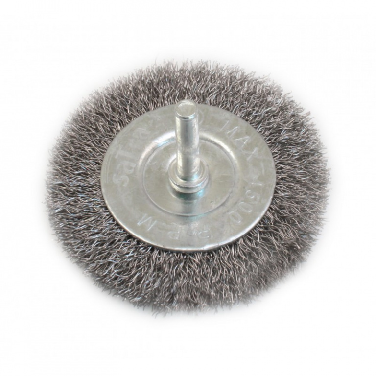 AT-S-75SB6 Perie tip disc din sarma cu tija 75x6mm
