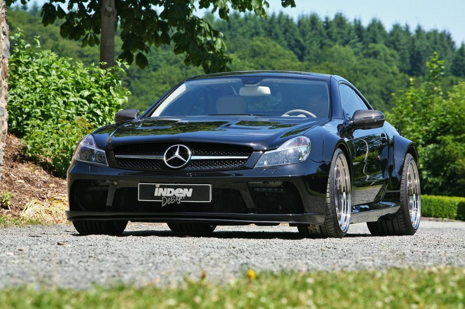 Atractia Safirului Negru: Mercedes SL63 AMG by Inden Design