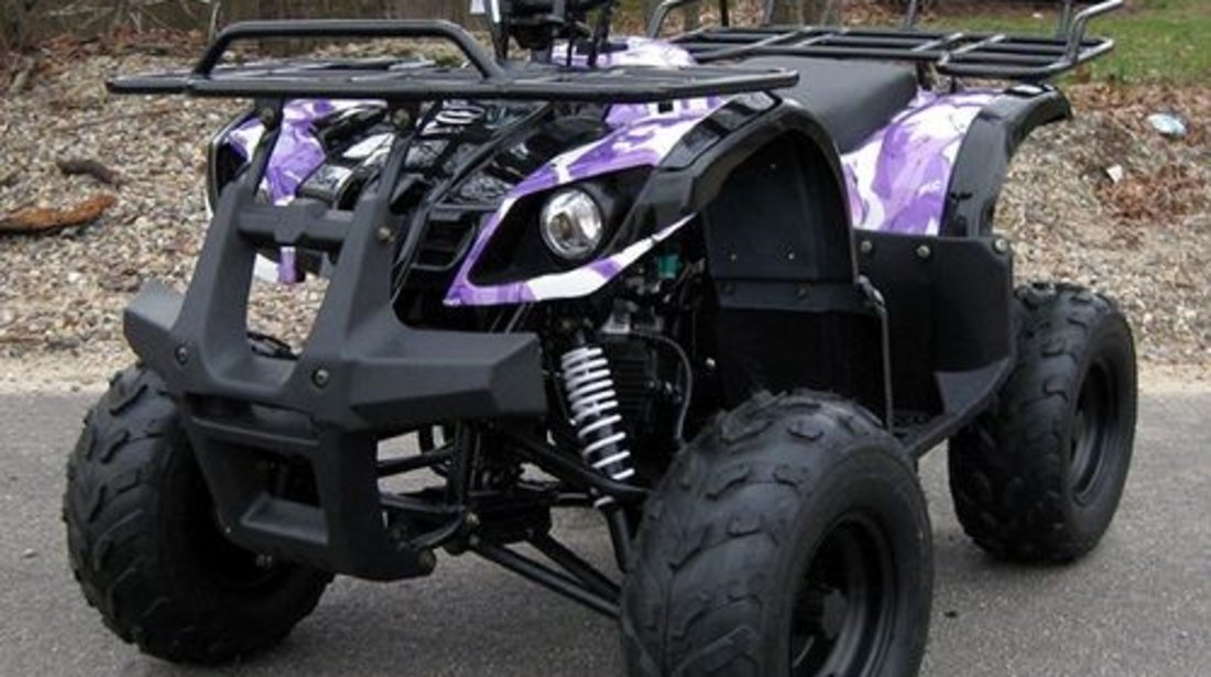 Atv Kxd Motors 125cc Hummer Spider Black