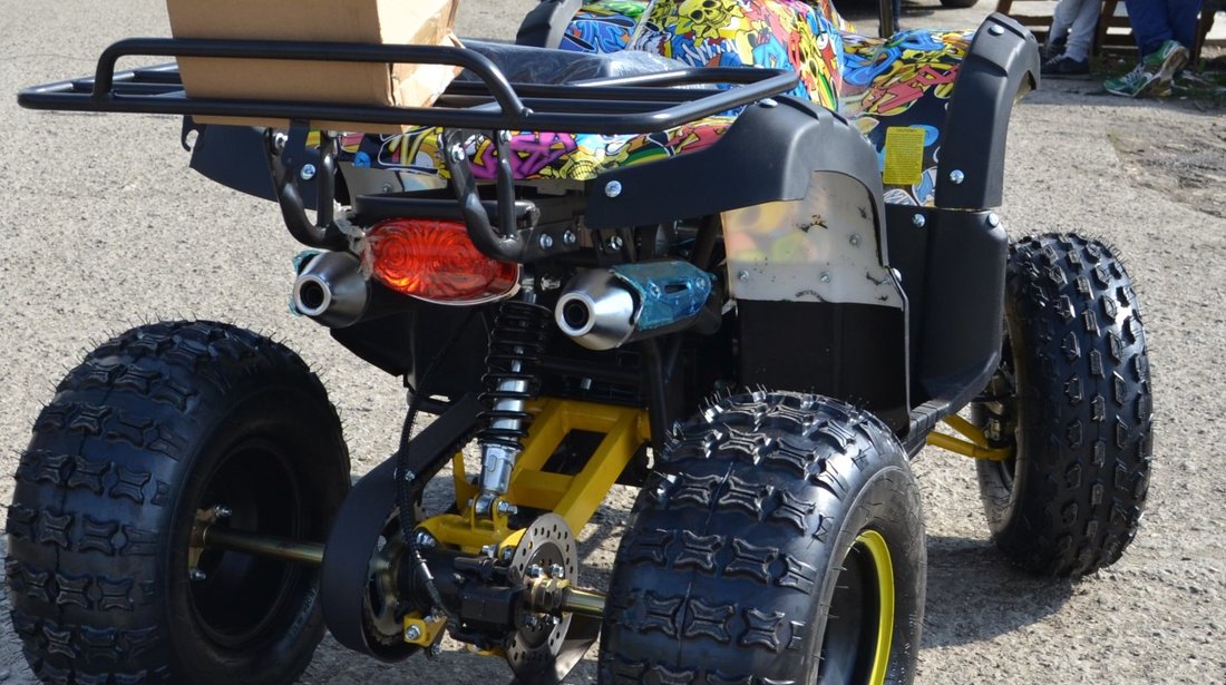 ATV Model:Grizzly Graffiti Capacitate Motor 125 (Roti 8 inch)