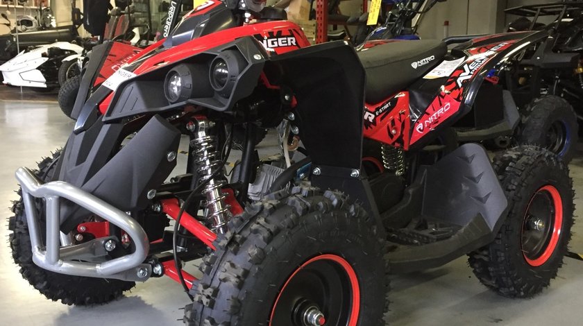 ATV Nitro 49cc Avenger Prime 6 Miniquad cu agatatoare de remorca