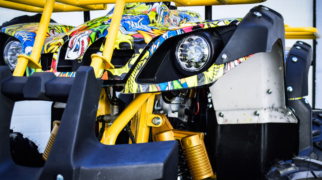 ATV Nitro Motors Semi-Automat Toronto 125Cc RS8-Graffity