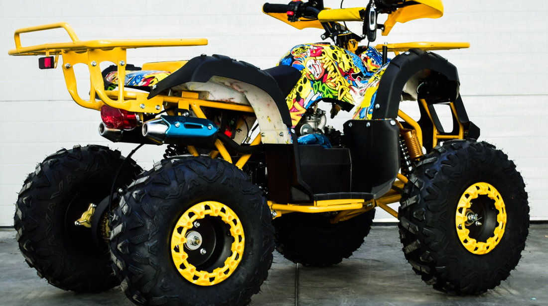 ATV Nitro Motors Semi-Automat Toronto 125Cc RS8-Graffity