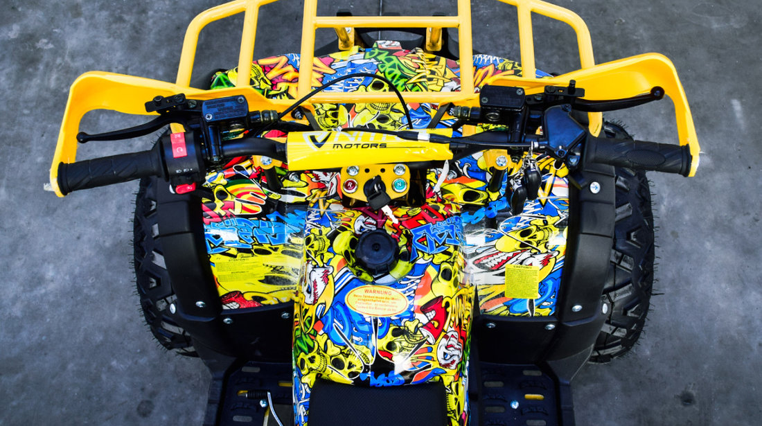 ATV Nitro Motors Semi-Automat Toronto 125Cc RS8-Graffity