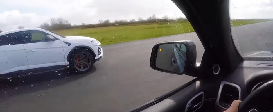 Au adus la start cele mai puternice SUV-uri ale momentului. Liniuta cu Lamborghini Urus si Jeep Grand Cherokee Trackhawk Au adus la start cele mai puternice SUV-uri ale momentului. Liniuta cu Lamborghini Urus si Jeep Grand Cherokee Trackhawk