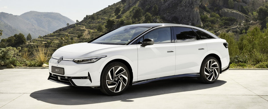 Au fost anuntate preturile primului Volkswagen ID.7 din istorie. Inlocuitorul legendarului Passat Sedan porneste in Romania de la 53.335 de euro Au fost anuntate preturile primului Volkswagen ID.7 din istorie. Inlocuitorul legendarului Passat Sedan porneste in Romania de la 53.335 de euro