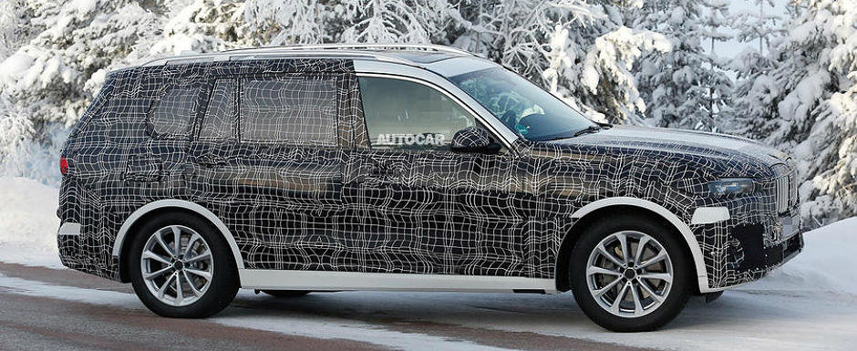 Au mai dat jos din camuflaj si l-au scos iar in teste. POZE noi cu primul BMW X7 din istorie Au mai dat jos din camuflaj si l-au scos iar in teste. POZE noi cu primul BMW X7 din istorie