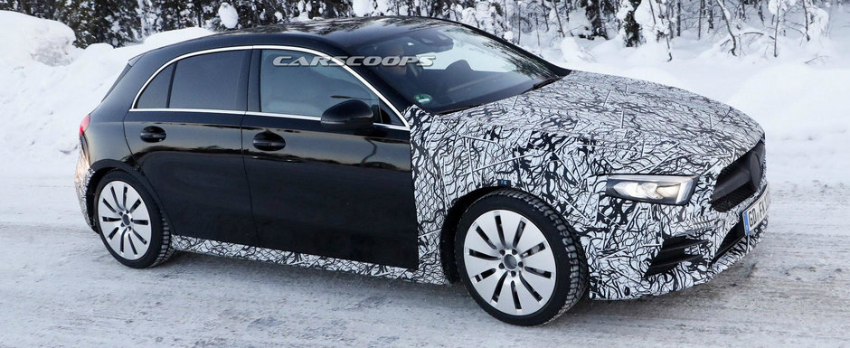 Au mai dat jos din camuflaj si l-au scos iar in teste. POZE noi cu primul Mercedes A35 AMG din istorie Au mai dat jos din camuflaj si l-au scos iar in teste. POZE noi cu primul Mercedes A35 AMG din istorie