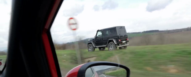 Au ramas muti de uimire cand s-au uitat pe geamul masinii. Ce au vazut pasagerii unui Ford care circula cu 100 km/h