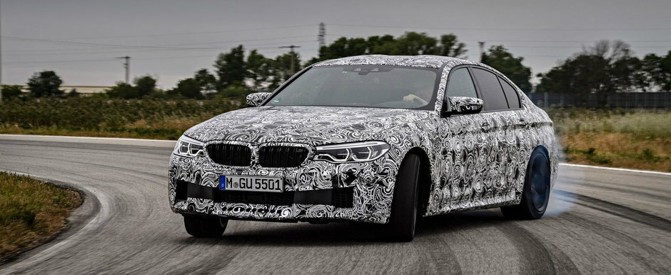 Au recunoscut tot. Noul BMW M5 va avea tractiune spate la buton si 600 de cai sub capota Au recunoscut tot. Noul BMW M5 va avea tractiune spate la buton si 600 de cai sub capota