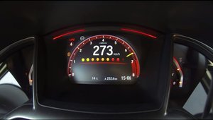 Au scos in teste noua Honda Civic Type R ca sa vada cat prinde masina japoneza cu acceleratia la podea. VIDEO
