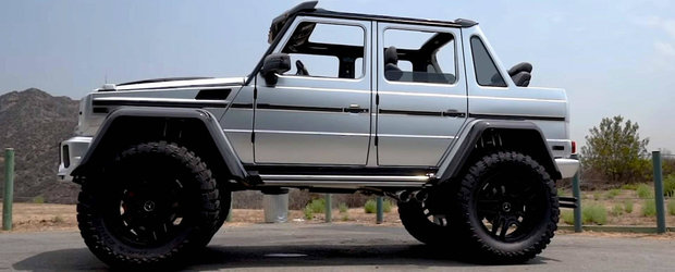 Au taiat plafonul unui off-roader de 250.000 de euro. Inainte de asta masina a trecut si pe la Brabus