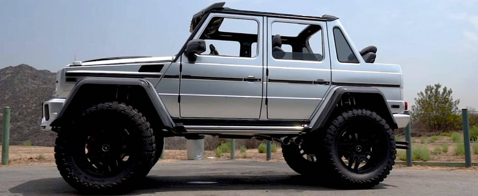 Au taiat plafonul unui off-roader de 250.000 de euro. Inainte de asta masina a trecut si pe la Brabus