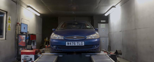 Au urcat pe dyno un MONDEO ST200 cu 241.000 de km la bord. Cati CP a pierdut masina in ultimii 20 de ani