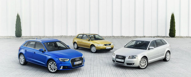 Audi A3 a implinit 20 de ani