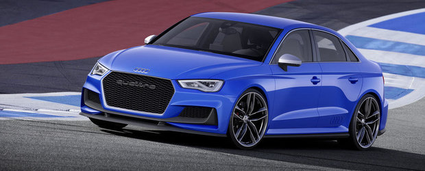 Audi A3 clubsport quattro: 525 CP si 310 km/h intr-un sedan de clasa compacta