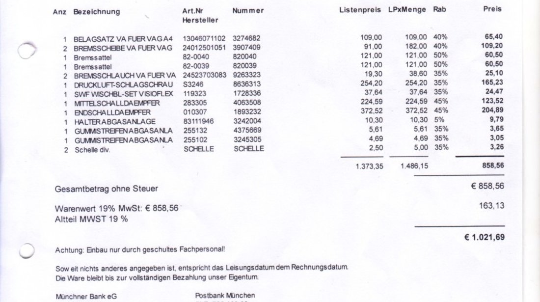 Audi A4 2.0 TDI Motor  Nou - 45.000 km Turbo si Kit Ambreaj Noi 2007