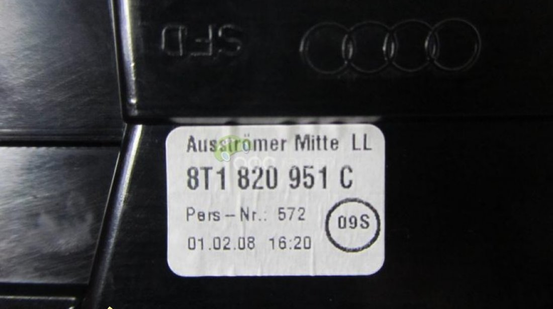 Audi A4 8K A5 8T Grila Centrala Originala 8T1 820 951C