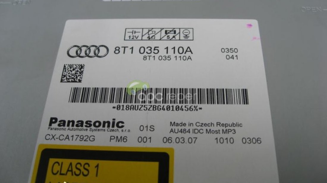 Audi A4 8K A5 8T MMI 2G MAGAZIE CD MP3