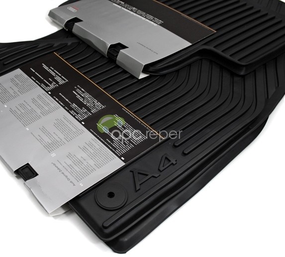 Audi A4 B8 8K - Covorase Originale Cauciuc Negre (2008 - 2016)