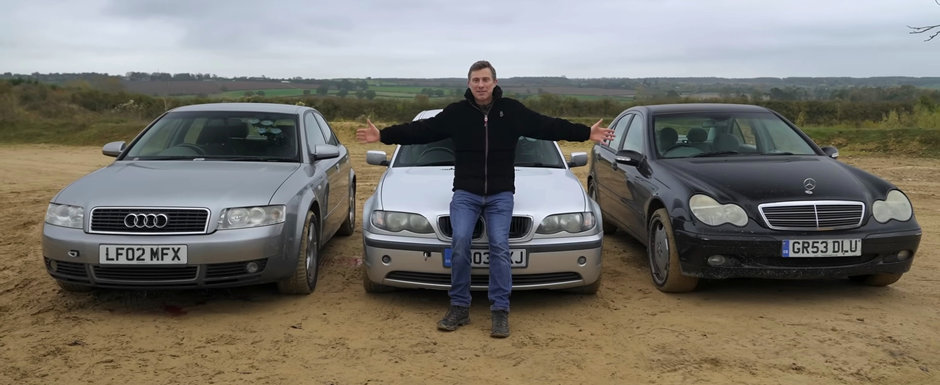 Audi A4 vs BMW Seria 3 vs Mercedes C-Class: Test comparativ cu trei masini germane la mana a doua