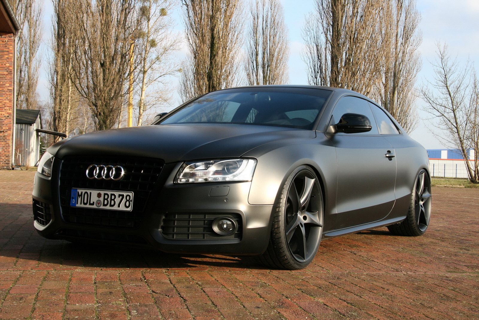 Poze Masini Tunate Audi A5 Matt Black Tunat De Avus Performance