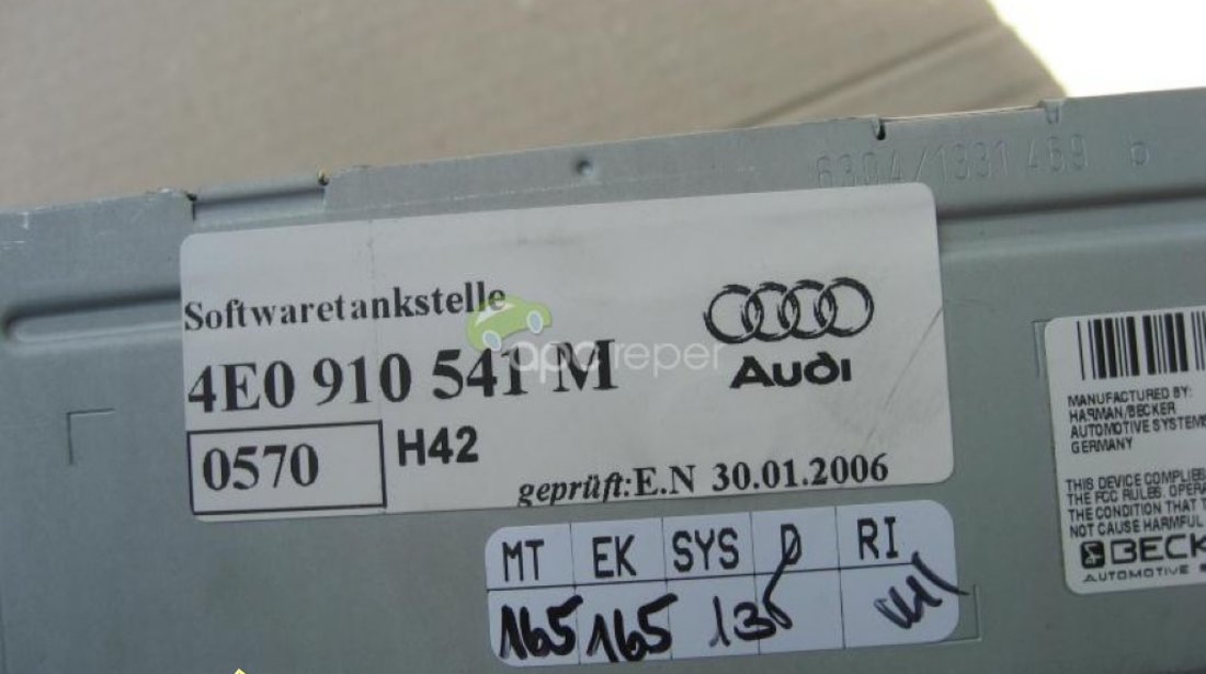 Audi A6 4f S6 A4 8K A5 8T Q7 4L A8 4E Radio K Box