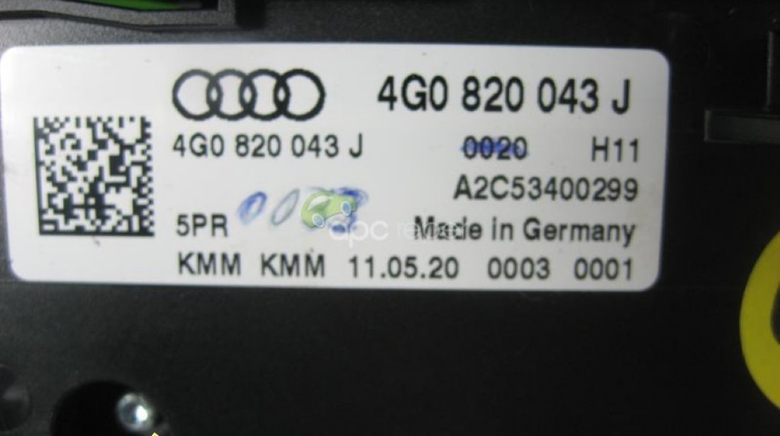 Audi A6 4G A7 Climatroni Original 4G0 820 043