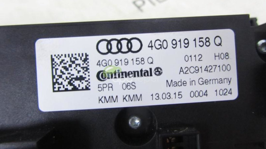 Audi A6 4G / A7 Facelift Climatronic spate cod 4G0919158Q