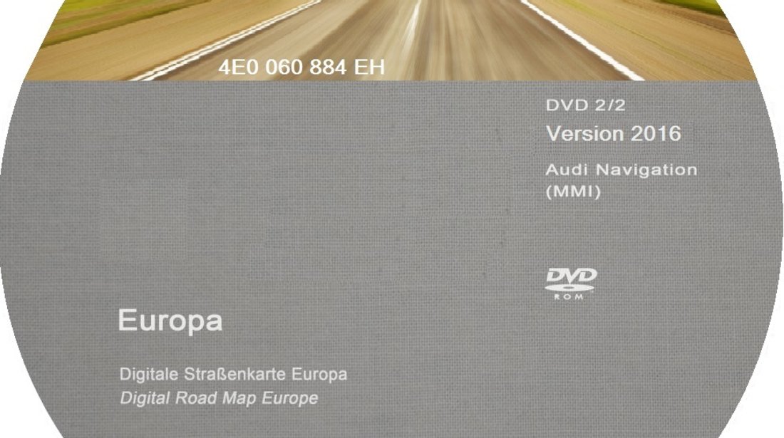 Audi A6 Dvd Harta Navigatie Romania Europa 2017