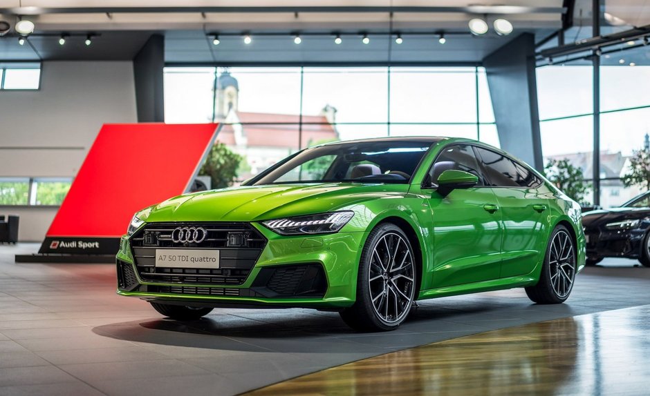 Audi A7 Sportback in Java Green