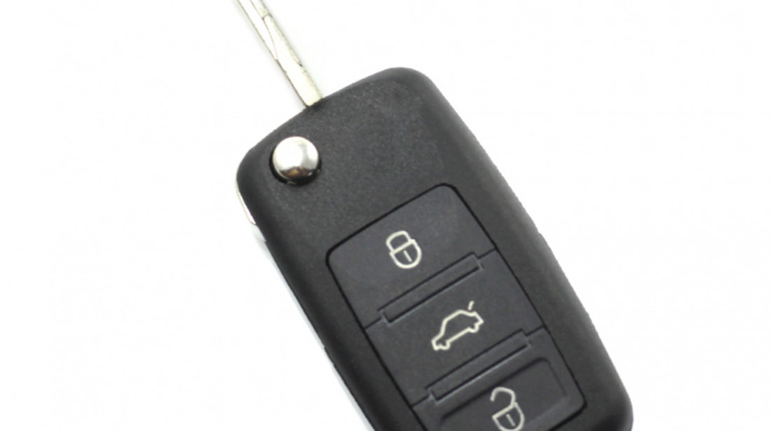 Audi A8 - Carcasă cheie tip briceag cu 3 butoane, fără buton de panică - CARGUARD CC040