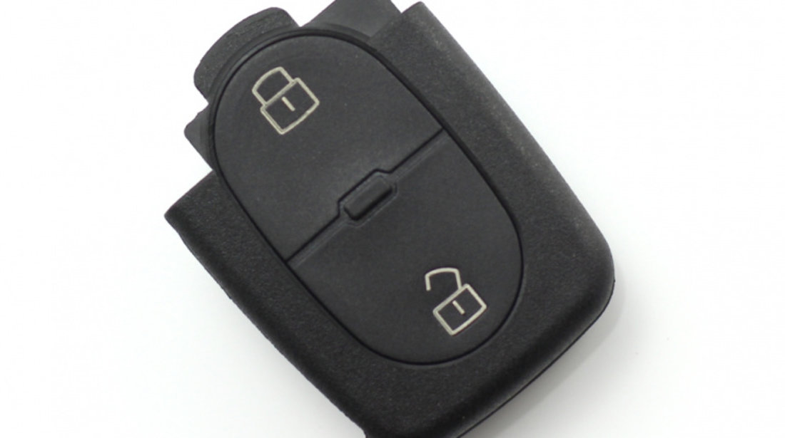 Audi - Accesoriu carcasa cheie 2 butoane, fara buton panica, baterie 2032 cod intern: CC043