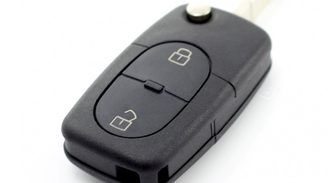 Audi - carcasă cheie tip briceag, cu 2 butoane - CARGUARD CC029