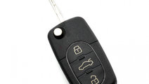 Audi - carcasă cheie tip briceag cu 3+1 butoane (...