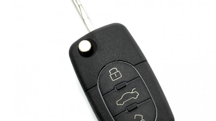 Audi - Carcasă cheie tip briceag, cu 3 butoane - baterie 2032 - CARGUARD CC033