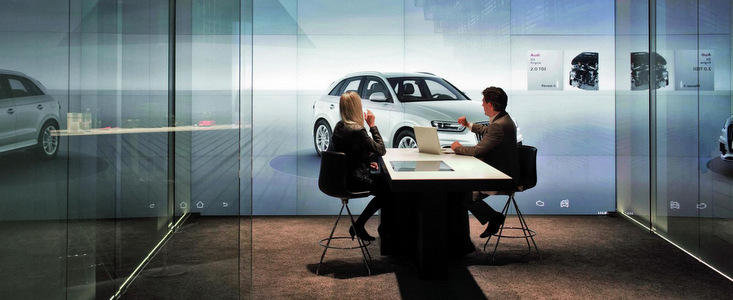 Audi deschide primul showroom complet digital. VEZI CUM ARATA! Audi deschide primul showroom complet digital. VEZI CUM ARATA!