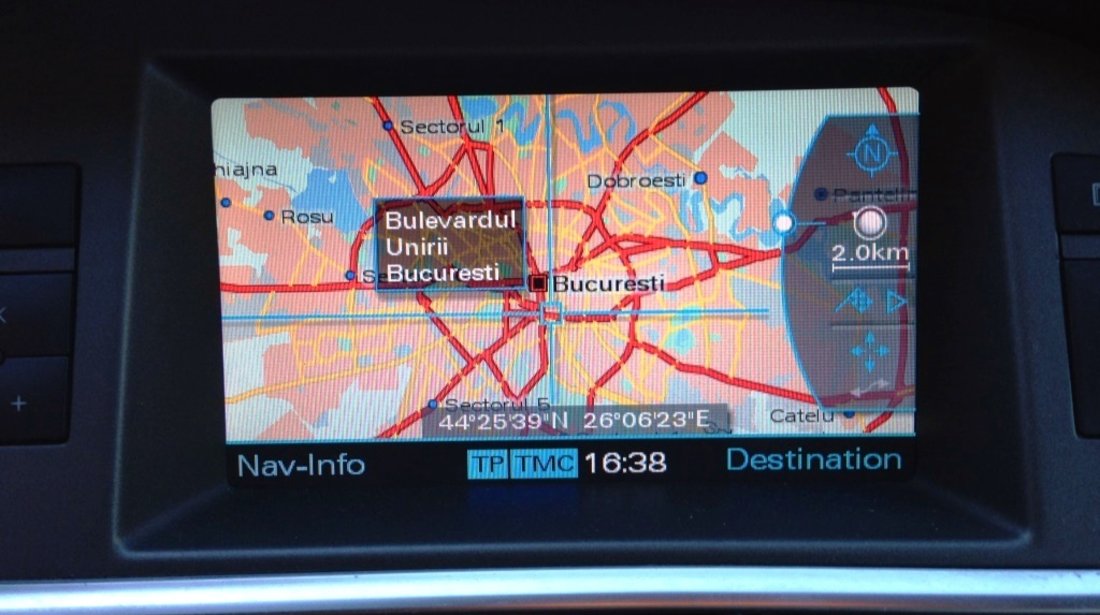 Audi DVD navigatie MMI 2G EUROPA + ROMANIA 2015