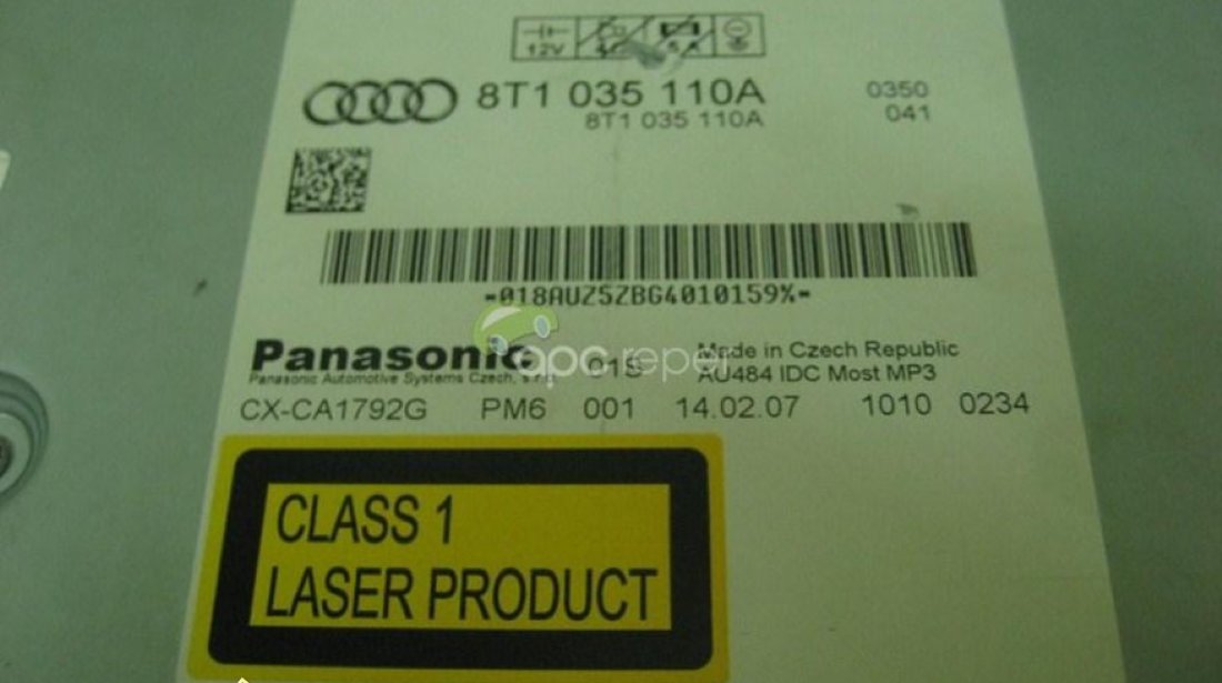 Audi Magazie 6 Cd Mp3 Audi A4 8K A5 8T