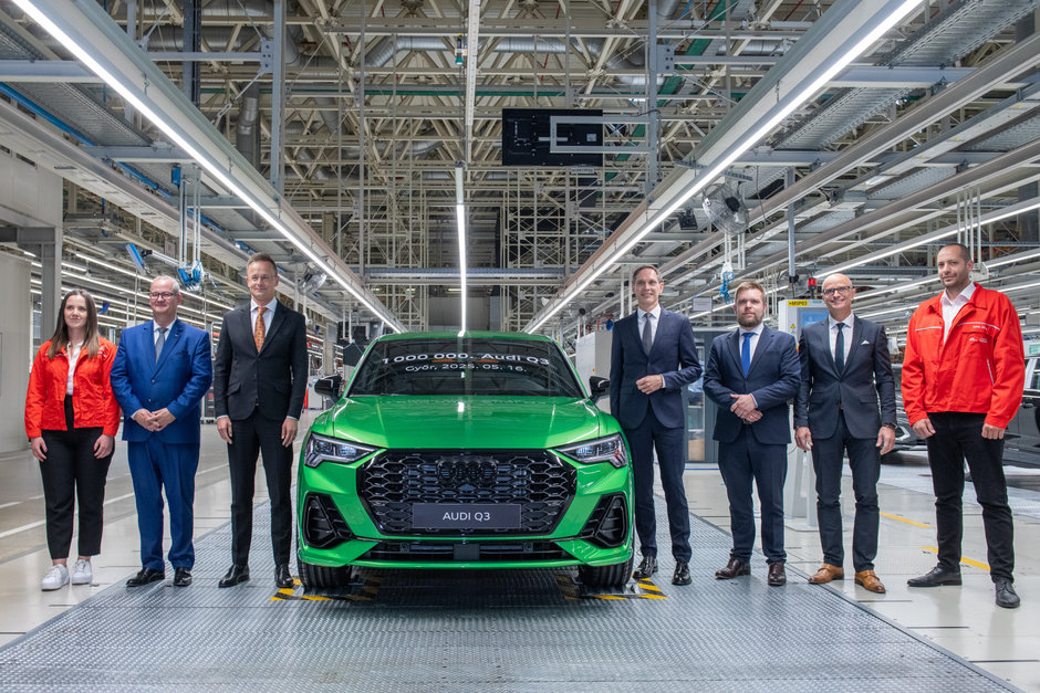 Audi Q3 cu numarul 1 milion produs in Ungaria