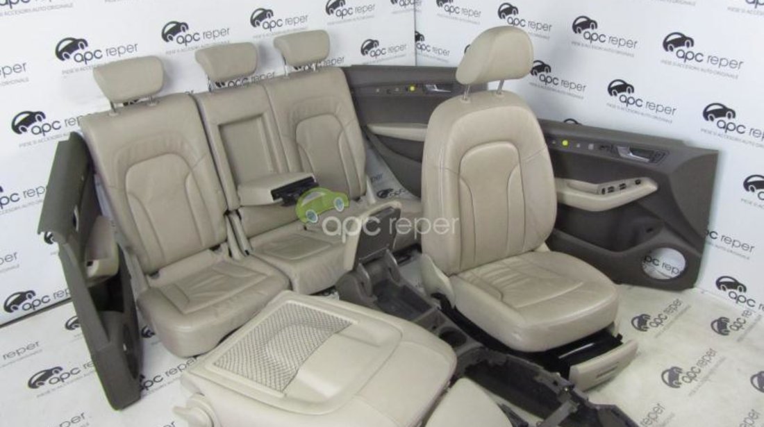 Audi Q5 8r Interior Complet Scaune Piele Fete De Usi