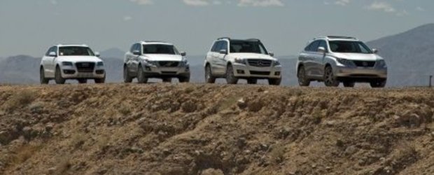 Audi Q5 vs. Lexus RX 350 vs. Mercedes-Benz GLK350 vs. Volvo XC60