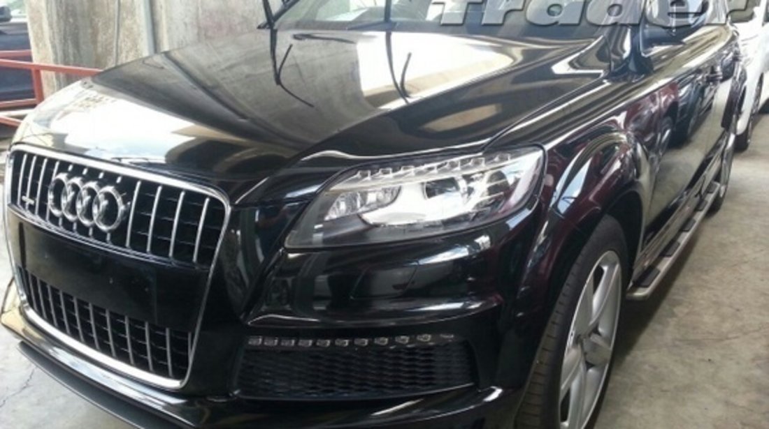 Audi Q7 FACELIFT 2012 - bara fata , capota ,aripi , faruri led , trager radiatoare electro armatura