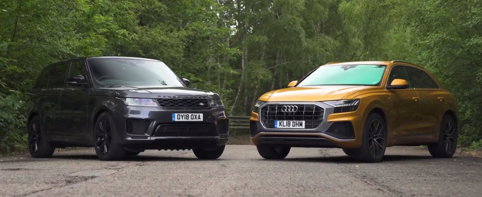 Audi Q8 vs. Range Rover Sport: Cine primeste premiul de cel mai tare SUV al momentului?