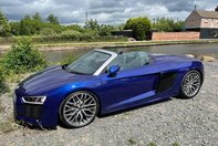 Audi R8 cu transmisia distrusa