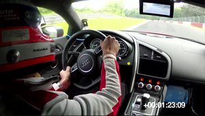 Audi R8 e-tron la Nurburgring
