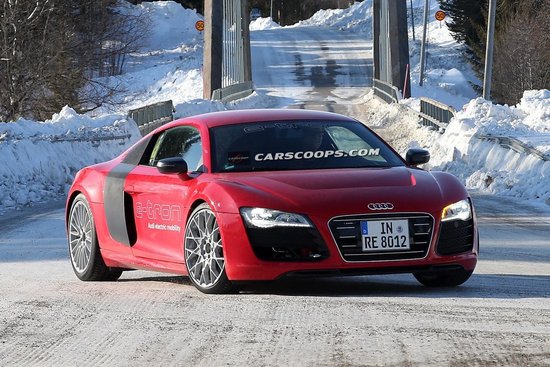 Audi R8 E-Tron - Poze Spion