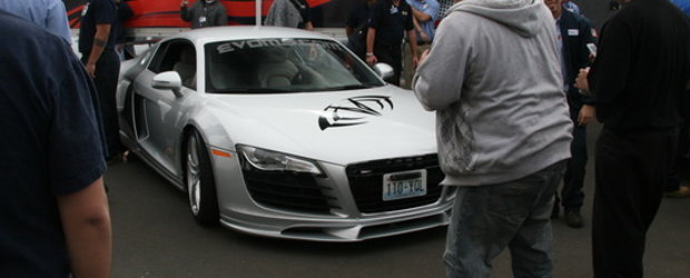 Audi R8. Evolution MotorSports. Un motor V10 si doua turbine uriase!