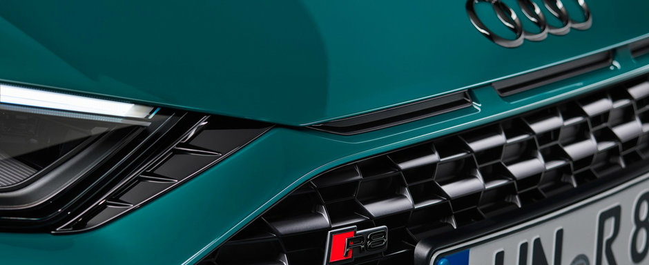 Audi R8 Green Hell Edition debuteaza cu 620 CP si productie limitata la 50 de exemplare. POZE Audi R8 Green Hell Edition debuteaza cu 620 CP si productie limitata la 50 de exemplare. POZE