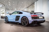 Audi R8 in Frosted Glass Blue